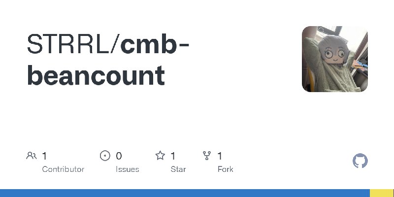 GitHub - STRRL/cmb-beancount