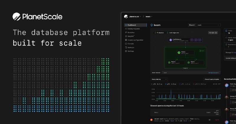 The ultimate MySQL database platform — PlanetScale