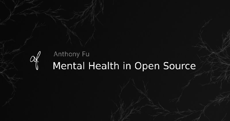 Mental Health in Open Source