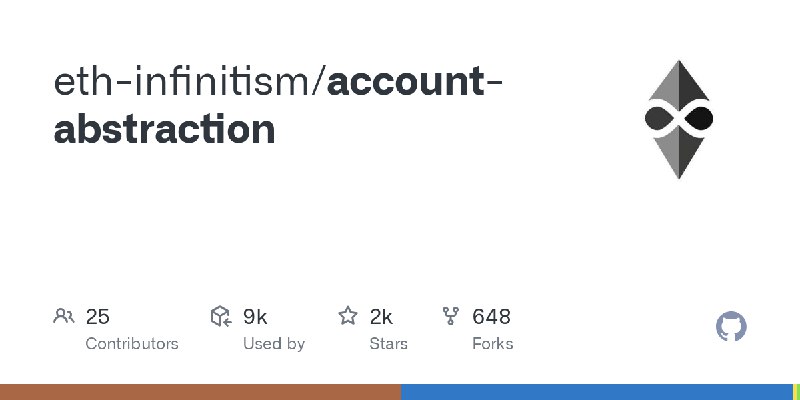 GitHub - eth-infinitism/account-abstraction